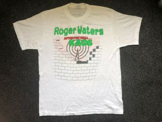 Rare Vintage 1987 Roger Waters After The Wall Kaos Concert T Shirt Size Xxl
