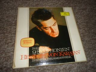 Rare Stereo Uk Vinyl Lp Boxset Skl101 Beethoven 9 Symphonien Von Karajan