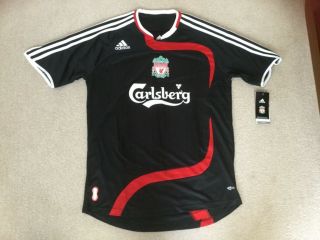 Rare Nwt Liverpool Fc Adidas European Jersey / Shirt 2007 - 2008 - Size S