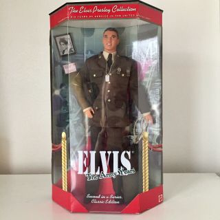 Rare Elvis Presley The Army Years Figure Doll Mattel Gift Collectible