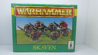 Warhammer Fantasy Wfb Skaven Ratmen Warriors Rare Oldhammer Sw Oop Mib