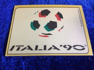 Rare Panini Italia 90 World Cup Football Sticker Official Emblem 1 Pick/choose