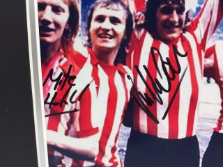 RARE Sunderland 1973 FA Cup Final Multi Signed Photo Display,  AUTOGRAPH 3