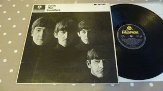 Rare With The Beatles Mono 1963 Uk Vinyl Lp Pmc1206 Gotta Hold Cleaned