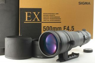 Rare 【mint In Box】 Sigma Apo 500mm F/4.  5 Ex Dg Hsm If Lens For Nikon From Japan