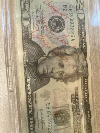 Only One Exists,  Rare Jay Z Signed/autograph 100 Dollar/angie Martinez 20 Dollar