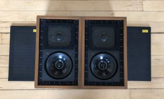 Spendor LS3/5A Monitor Bookshelf Speakers - BBC - Rare 15 ohms - SN 4107/4108 2