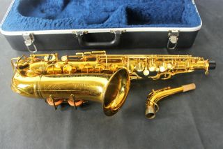 VERY RARE 1935 Selmer Paris Radio Improved Alto Saxophone Completely Overhauled 2