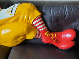 Rare Ronald McDonald Plaque McDonalds Restaurant Clown Art Fiberglass 3