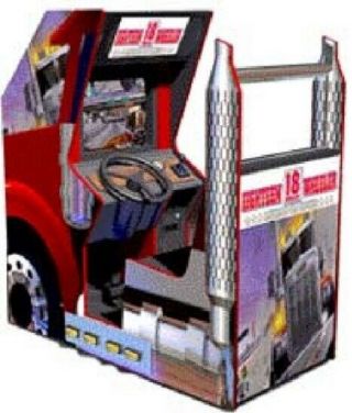 18 Wheeler Arcade Machine By Sega  Rare