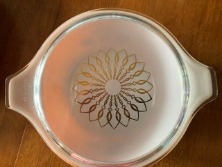 PYREX SUNSET WHEAT RARE HTF SAMPLE TEST PROMOTIONAL WITH CORRECT LID 4