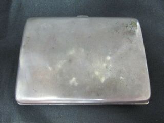 Collectible Rare Antique 935 Silver Enamel Cigarette Case 5