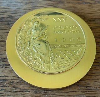 Barcelona 1992 Olympic Games Rare Gold Medal