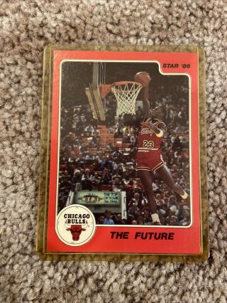 Michael Jordan Near Star Rookie Year 1986 The Future Rare