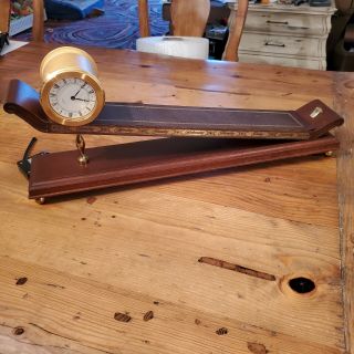 Rare Franklin The Inclined Plane Clock Musee International D 
