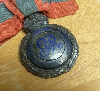 RARE Named Imperial Service Medal w/ Wreath for LADY George V 1917 Document Case 2