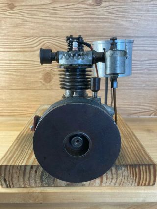 Antique Rare Elmer Wall 1 HP Model Engine Hit N Miss Ready To Run With Stand 3