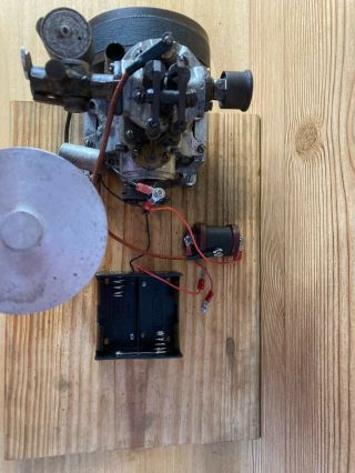 Antique Rare Elmer Wall 1 HP Model Engine Hit N Miss Ready To Run With Stand 6