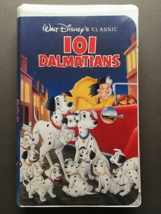 101 Dalmatians,  Vhs Black Diamond 1992,  Walt Disney,  Rare