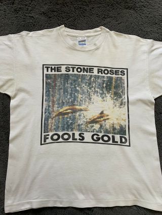 Vintage The Stone Roses Fools Gold T Shirt 1991 Rare 90s T Shirt Tour