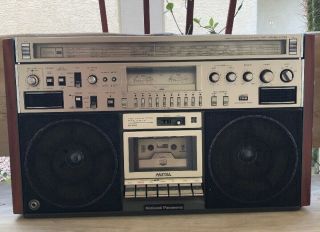 National Panasonic Rx - 5700f Stereo Boombox Rare Fine Tuning