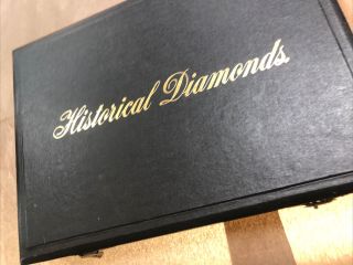 Rare Antique Historical Diamonds Full Set in Covered Fitted Case Circa 1910 - 1915 3