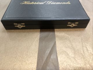 Rare Antique Historical Diamonds Full Set in Covered Fitted Case Circa 1910 - 1915 5