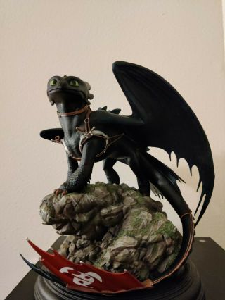 Toothless Statue By Sideshow Collectible How To Train Your Dragon Rare 580/3250