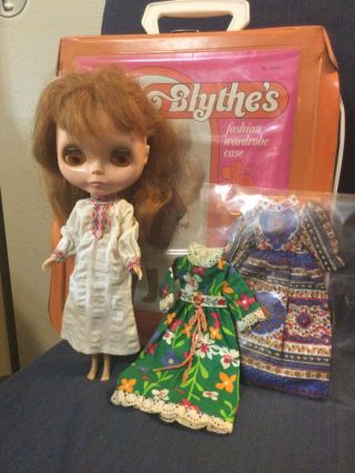 RARE Blythe Doll By Kenner 1972 with Wardrobe and Dresses 2