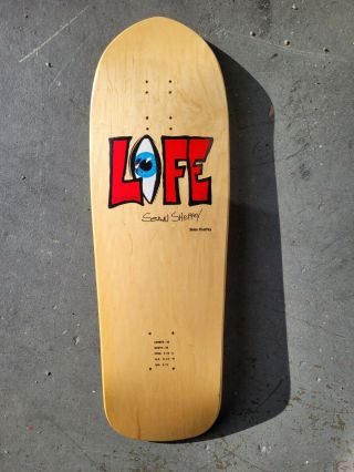 Vintage 1991 Life Sean Sheffey Rare Skateboard Deck