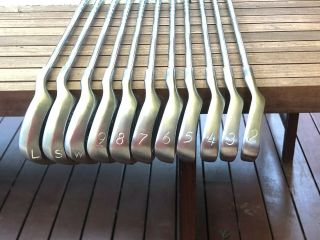 Immaculate Rare Set Of Ping Eye 2,  No,  R/h Black Dot Irons 2ir - Pw,  Sw,  Lw