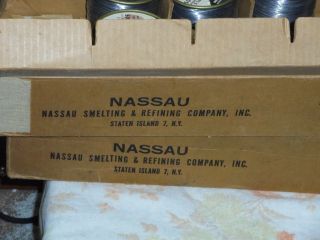Western Electric NASSAU pedigreed solder.  032 RARE 5,  Best of the Best 4