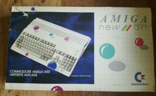 Rare Packaged Commodore Amiga 500 - Limited Stepanie Tuckng Edition W/sleeve