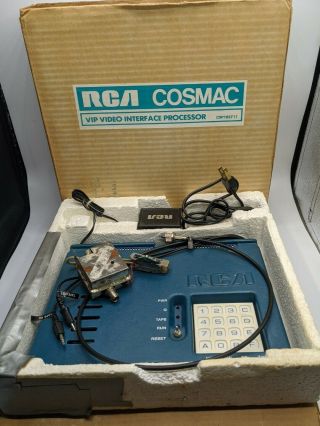 Rca Cosmac Vip Vp 711 Vip Microcomputer Rare Early Vtg Box Interface Processor