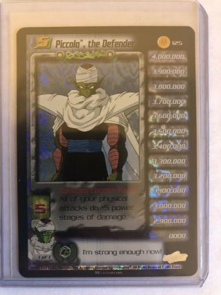 Dbz Ccg Piccolo The Defender Ultra Rare Plus Level 1 - 4 Personalities