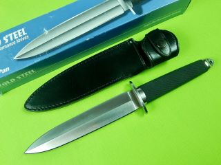 Rare Japan Japanese Cold Steel 13d Tai Pan Stiletto Fighting Knife Sheath Box