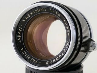 Very Rare Yashica Yashinon 5cm F1.  8 Leica Ltm39 Lens - From Jp 5960