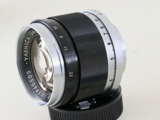 Very Rare YASHICA Yashinon 5cm F1.  8 Leica LTM39 Lens - From JP 5960 4