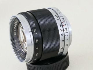 Very Rare YASHICA Yashinon 5cm F1.  8 Leica LTM39 Lens - From JP 5960 6