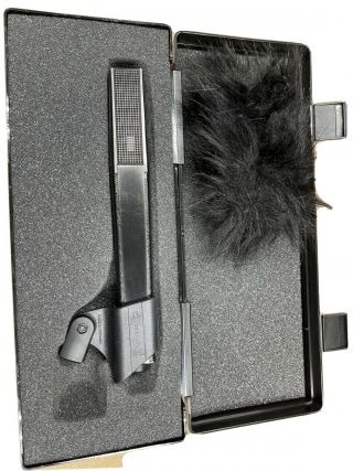 Sennheiser Md441u Dynamic Wired Microphone W/ Mount Rare Black Model W Dead Cat
