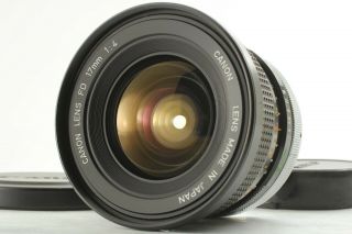 [opt / Rare " O " ] Canon Fd 17mm F/4 Ultra Wide Angle Mf Lens From Japan 601