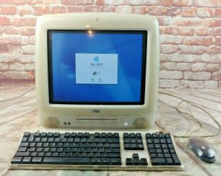 Rare Vintage Apple Imac G3 Special Edition Flower Power Keyboard Mouse