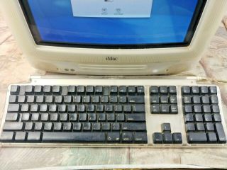 RARE VINTAGE Apple iMac G3 Special Edition Flower Power Keyboard Mouse 3
