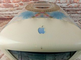 RARE VINTAGE Apple iMac G3 Special Edition Flower Power Keyboard Mouse 5