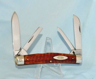 Rare Vintage Case Xx Redbone Large Congress Knife 6488 1965 - 69