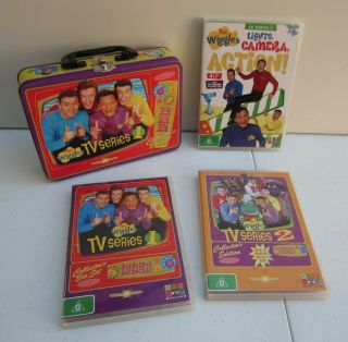 Cast The Wiggles Tv Series 1,  2,  3 Dvds Collector 