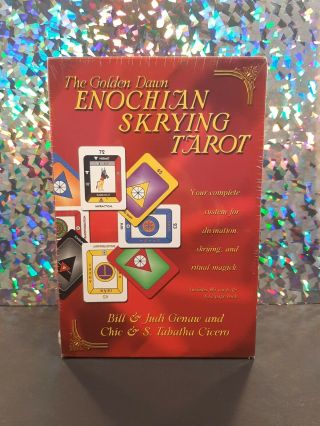 The Golden Dawn Enochian Skrying Tarot Rare 89 Card Deck & 432 Page Book