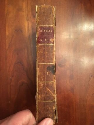 RARE 1790 Priestley Experiments Observations Different Kinds of Air,  Oxygen Disc 2