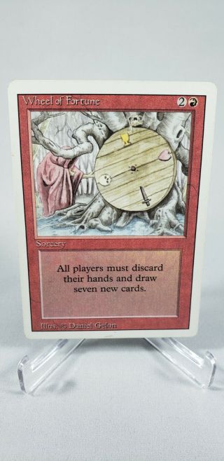 Wheel Of Fortune - Lp - Revised 3rd Edition Mtg Magic The Gathering Reserve List