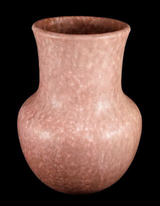 Rare Antique Roseville Early Carnelian Matte Mottled Arts & Crafts Pottery Vase